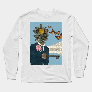 Secret Garden - Collage/Surreal Art Long Sleeve T-Shirt